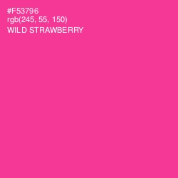 #F53796 - Wild Strawberry Color Image