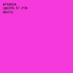 #F539DA - Razzle Dazzle Rose Color Image