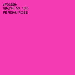 #F53BB6 - Persian Rose Color Image