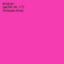 #F53CB1 - Persian Rose Color Image