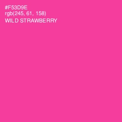 #F53D9E - Wild Strawberry Color Image