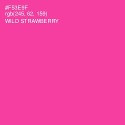 #F53E9F - Wild Strawberry Color Image