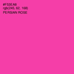 #F53EA8 - Persian Rose Color Image