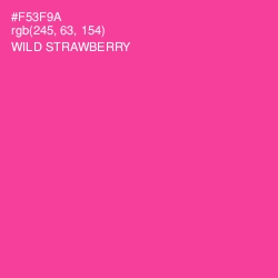 #F53F9A - Wild Strawberry Color Image