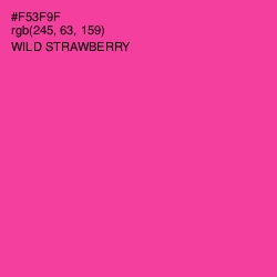 #F53F9F - Wild Strawberry Color Image
