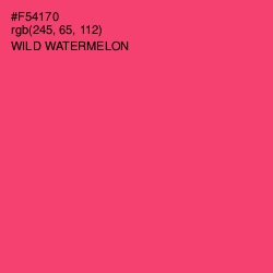 #F54170 - Wild Watermelon Color Image