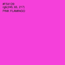 #F541D9 - Pink Flamingo Color Image