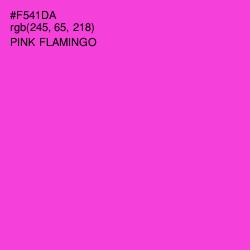 #F541DA - Pink Flamingo Color Image