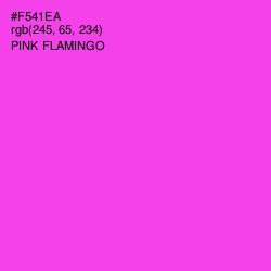 #F541EA - Pink Flamingo Color Image