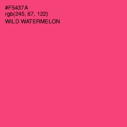 #F5437A - Wild Watermelon Color Image