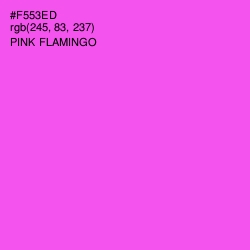 #F553ED - Pink Flamingo Color Image