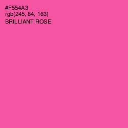 #F554A3 - Brilliant Rose Color Image