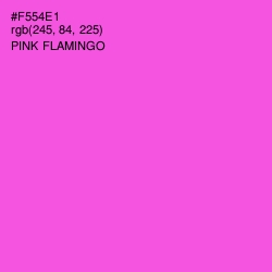 #F554E1 - Pink Flamingo Color Image