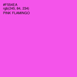 #F554EA - Pink Flamingo Color Image