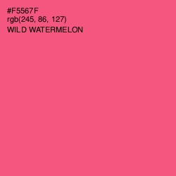 #F5567F - Wild Watermelon Color Image