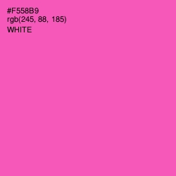 #F558B9 - Brilliant Rose Color Image