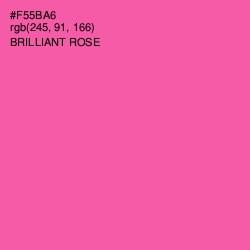 #F55BA6 - Brilliant Rose Color Image