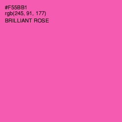 #F55BB1 - Brilliant Rose Color Image