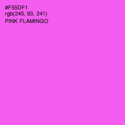 #F55DF1 - Pink Flamingo Color Image