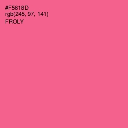 #F5618D - Froly Color Image