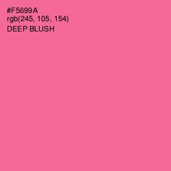 #F5699A - Deep Blush Color Image