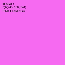 #F56AF1 - Pink Flamingo Color Image