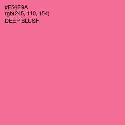 #F56E9A - Deep Blush Color Image