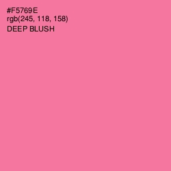 #F5769E - Deep Blush Color Image