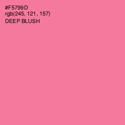 #F5799D - Deep Blush Color Image