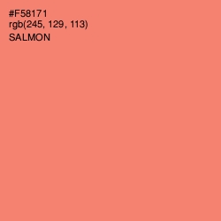 #F58171 - Salmon Color Image