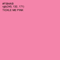#F584AB - Tickle Me Pink Color Image