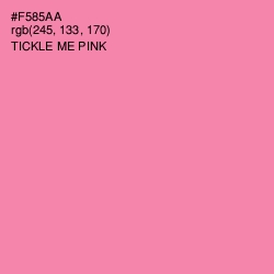 #F585AA - Tickle Me Pink Color Image