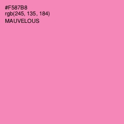 #F587B8 - Mauvelous Color Image