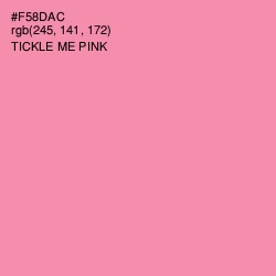 #F58DAC - Tickle Me Pink Color Image