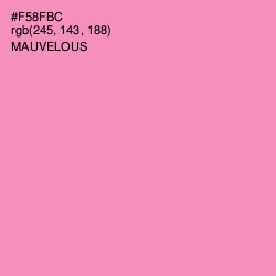 #F58FBC - Mauvelous Color Image