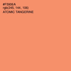 #F5906A - Atomic Tangerine Color Image