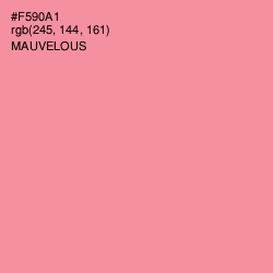 #F590A1 - Mauvelous Color Image