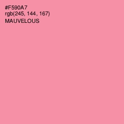 #F590A7 - Mauvelous Color Image