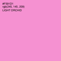 #F591D1 - Light Orchid Color Image
