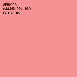 #F59293 - Geraldine Color Image