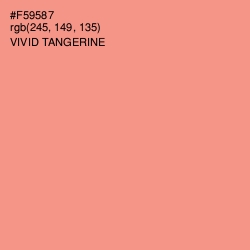 #F59587 - Vivid Tangerine Color Image