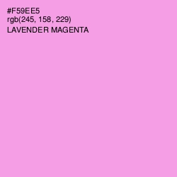 #F59EE5 - Lavender Magenta Color Image