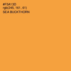 #F5A13D - Sea Buckthorn Color Image