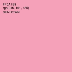 #F5A1B9 - Sundown Color Image