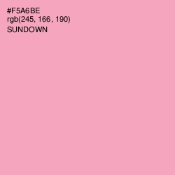 #F5A6BE - Sundown Color Image