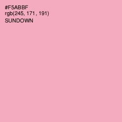 #F5ABBF - Sundown Color Image