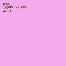 #F5ABEB - Lavender Rose Color Image