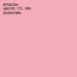 #F5ACBA - Sundown Color Image