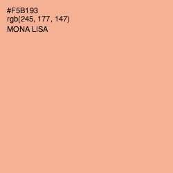 #F5B193 - Mona Lisa Color Image
