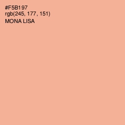 #F5B197 - Mona Lisa Color Image